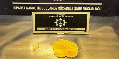 Isparta’da 306 adet sentetik kannabinoid ele geçirildi