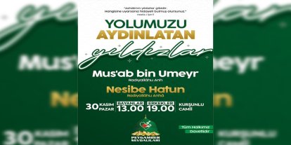 Diyarbakır'da "Yolumuzu Aydınlatan Yıldızlar" programına davet