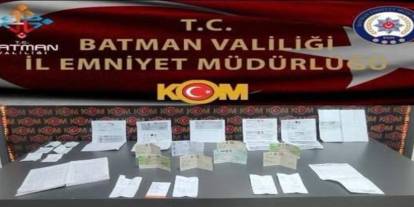 Batman'da tefecilik ve iş yeri kurşunlama soruşturmasında 4 şüpheli yakalandı