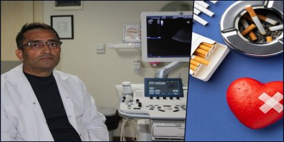 Kardiyoloji Uzmanı Dr. Çiftçi: Kalp krizi faktörlerinden sigara, 35 yaşından sonra damarlara çok zararlı