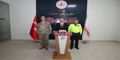 Vali Kızılkaya, Kasım ayı asayiş ve güvenlik verilerini açıkladı