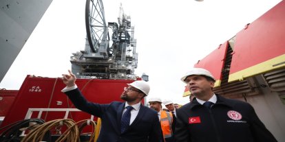 Bakan Bayraktar, Sakarya Gaz Sahası Faz-2 çalışmalarını inceledi