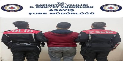 Gaziantep'te kasten öldürme suçundan aranan hükümlü yakalandı