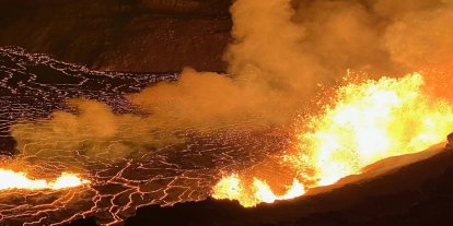 Hawaii'de Kilauea Yanardağı yeniden lav püskürttü