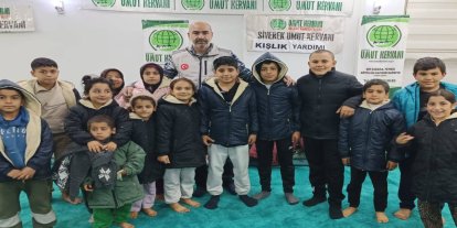 Umut Kervanı, bu kış da Siverek’te yüzlerce minik yüreği ısıttı