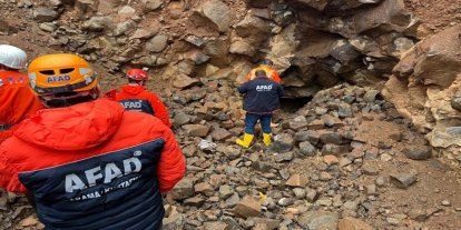 Define arandığı iddia edilen ve bir kişinin öldüğü mağara tüneli kapatıldı