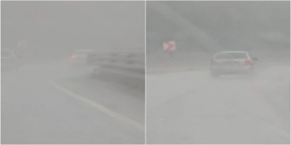 Bursa’da görüş mesafesi düştü: Kentte gelen araçlar sis nedeniyle zor anlar yaşadı