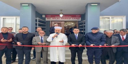 Adana’da Hz. Bilal Habeşi Camii dualarla açıldı