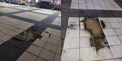 Bingöl Kent Meydanı’nda oluşan göçüklere tepki