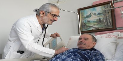 Malatya'da aort yırtığı kapalı yöntemle onarıldı