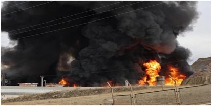 Kırıkkale OSB’de kimya fabrikasında büyük yangın