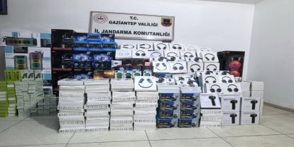 Gaziantep'te 1 milyon 550 bin lira değerinde gümrük kaçağı eşya ele geçirildi