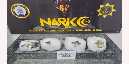 Şırnak’ta 6 kilo 200 gram skunk ele geçirildi
