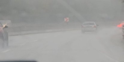 Bursa–Balıkesir kara yolunda yoğun sis etkili oldu