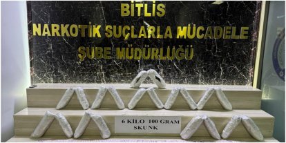 Bitlis’te 6 kilo uyuşturucu ele geçirildi, 4 kişi tutuklandı
