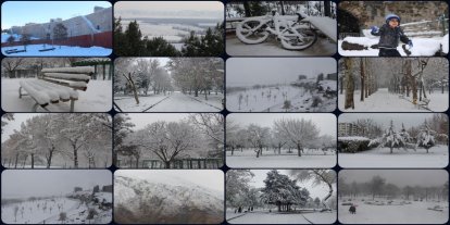 Diyarbakır’da kar sonrası kartpostallık manzaralar