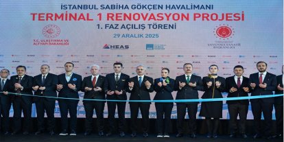 Sabiha Gökçen'de ek terminal hizmete açıldı