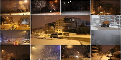 Ankara’da kar yağışı etkili oldu