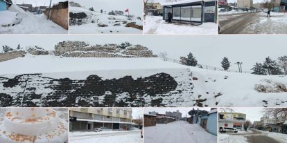 Şanlıurfa beyaza büründü: Kar, tarihi evlerin dam boyuna ulaştı