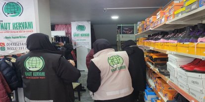 Umut Kervanı’ndan Van’da ihtiyaç sahiplerine kışlık giyim yardımı