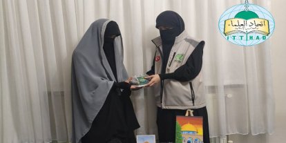 Van’da kız medresesi öğrencilerinden Gazze’ye anlamlı bağış