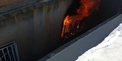 Mardin’de bir evde çıkan yangın söndürüldü