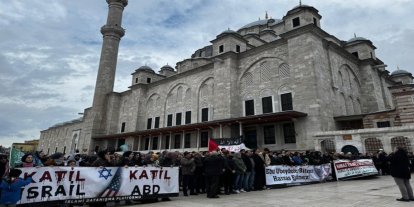 Filistin direnişinin şehit liderleri için İstanbul'da gıyabi cenaze namazı