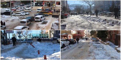 Mardin'de yol ve kaldırımlar adeta buz pistine döndü: Vatandaşlar belediyeden çözüm bekliyor