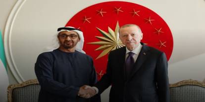 Cumhurbaşkanı Erdoğan BAE Devlet Başkanı Al Nahyan ile görüştü