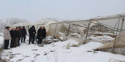 HÜDA PAR İl Başkanı Şahin: Seralarda büyük hasar var, çiftçi destek bekliyor