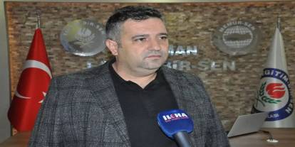 Eğitim-Bir-Sen Şube Başkanı Önlü: Gazetecilerin çalışma koşulları iyileştirilmeli