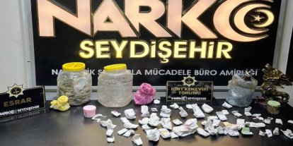 Konya Seydişehir’de narkotik operasyonu
