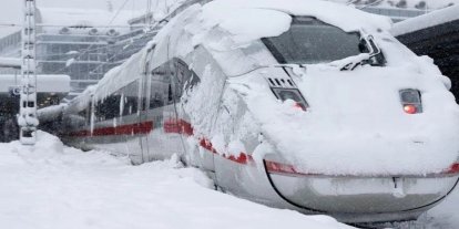 Almanya'da etkili olan Elli Fırtınası ulaşımda aksamalara yol açtı