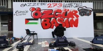 ANFİDAP’tan Gazze’de şehit edilen gazeteciler için anlamlı etkinlik