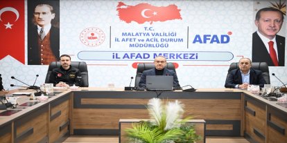 Malatya'da Afet Koordinasyon Toplantısı gerçekleştirildi