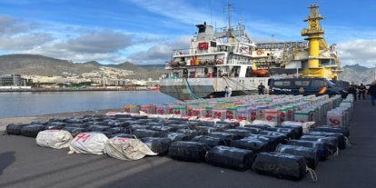 İspanya, tarihinin en büyük kokain miktarını ele geçirdi