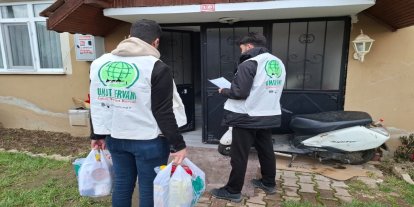 Umut Kervanı'ndan Düzce’de ihtiyaç sahibi ailelere yardım