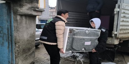 Elazığ Umut Kervanı'ndan muhtaç ailelere "ev eşyası" desteği