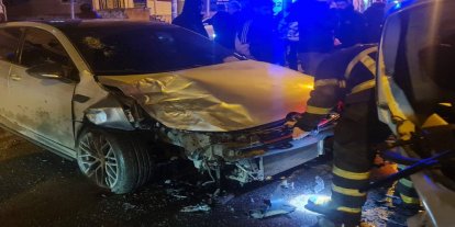 Batman'da zincirleme kaza: Çok sayıda araçta maddi hasar