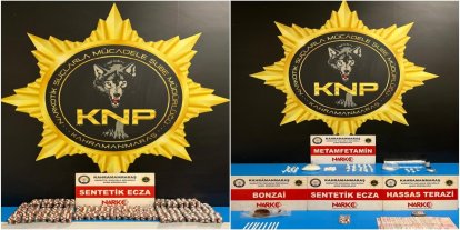 Kahramanmaraş’ta 2 bin 958 sentetik hap ele geçirildi: 2 tutuklama