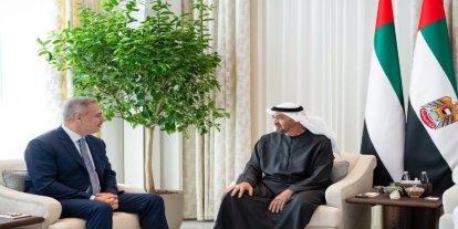 Bakan Fidan BAE Devlet Başkanı Al Nahyan ile görüştü
