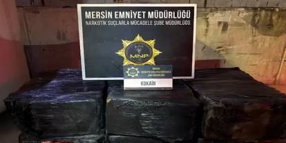 Mersin Limanı'nda 298 kilo kokain ele geçirildi