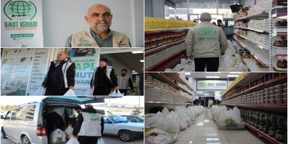 Umut Kervanı Gaziantep, Miraç Kandili'nde gıda dağıtımı gerçekleştirdi