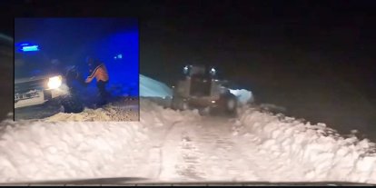 Diyazliz hastası hastaneye ulaştırıldı