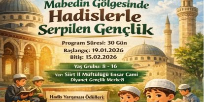 Siirt’te “Hadislerle serpilen bir nesil” programı başlıyor
