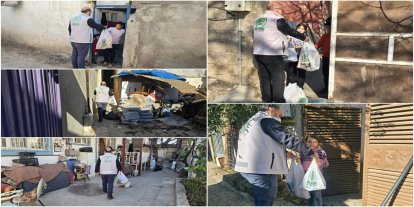 Umut Kervanı Kahramanmaraş, Miraç Kandili nedeniyle gıda ve kırmızı et dağıttı