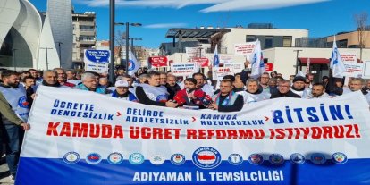 Memur-Sen Adıyaman İl Temsilcisi Demir: Ücrette denge, gelirde adalet, işyerinde huzur istiyoruz