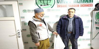 Tarsus Umut Kervanı’ndan Miraç Kandili’nde yetim ve ihtiyaç sahiplerine gıda yardımı
