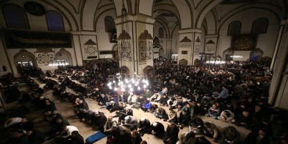 Miraç Kandili Bursa Ulu Cami’nde dualarla idrak edildi