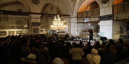 Konya'da "Mirâciye" 100 yıl sonra Mevlânâ Türbesi’nde yeniden yankılandı